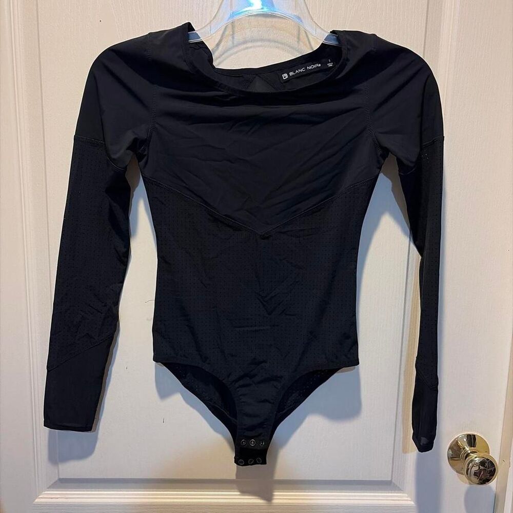 Blanc-noir Women's Black Bodysuit